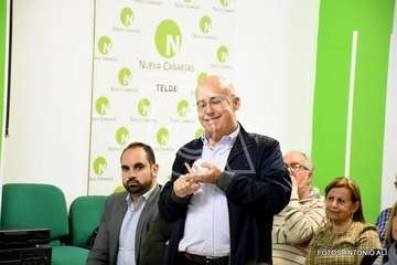 Asamblea de Nueva Canarias de esta tarde en Telde (foto Antonio Alí)